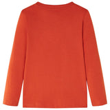 VidaXL Kindershirt mit langen Ärmeln 116 Orange