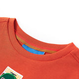 VidaXL Kindershirt mit langen Ärmeln 128 Orange