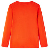 VidaXL Kindershirt mit langen Ärmeln 104 leuchtend orange