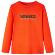 VidaXL Kindershirt mit langen Ärmeln 116 leuchtend orange
