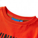VidaXL Kindershirt mit langen Ärmeln 128 leuchtend orange