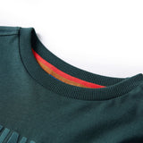 VidaXL Kindershirt mit langen Ärmeln 116 Dunkelgrün