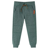 VidaXL Kinder-Jogginghose 92 Dunkelgrün