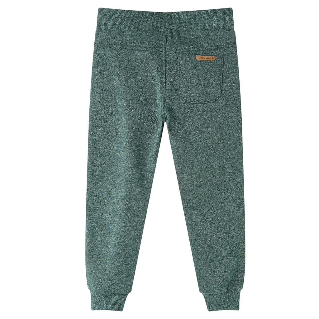 VidaXL Kinder-Jogginghose 140 Dunkelgrün