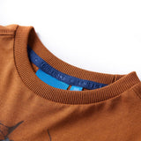 VidaXL Kindershirt mit langen Ärmeln 116 cognacfarben