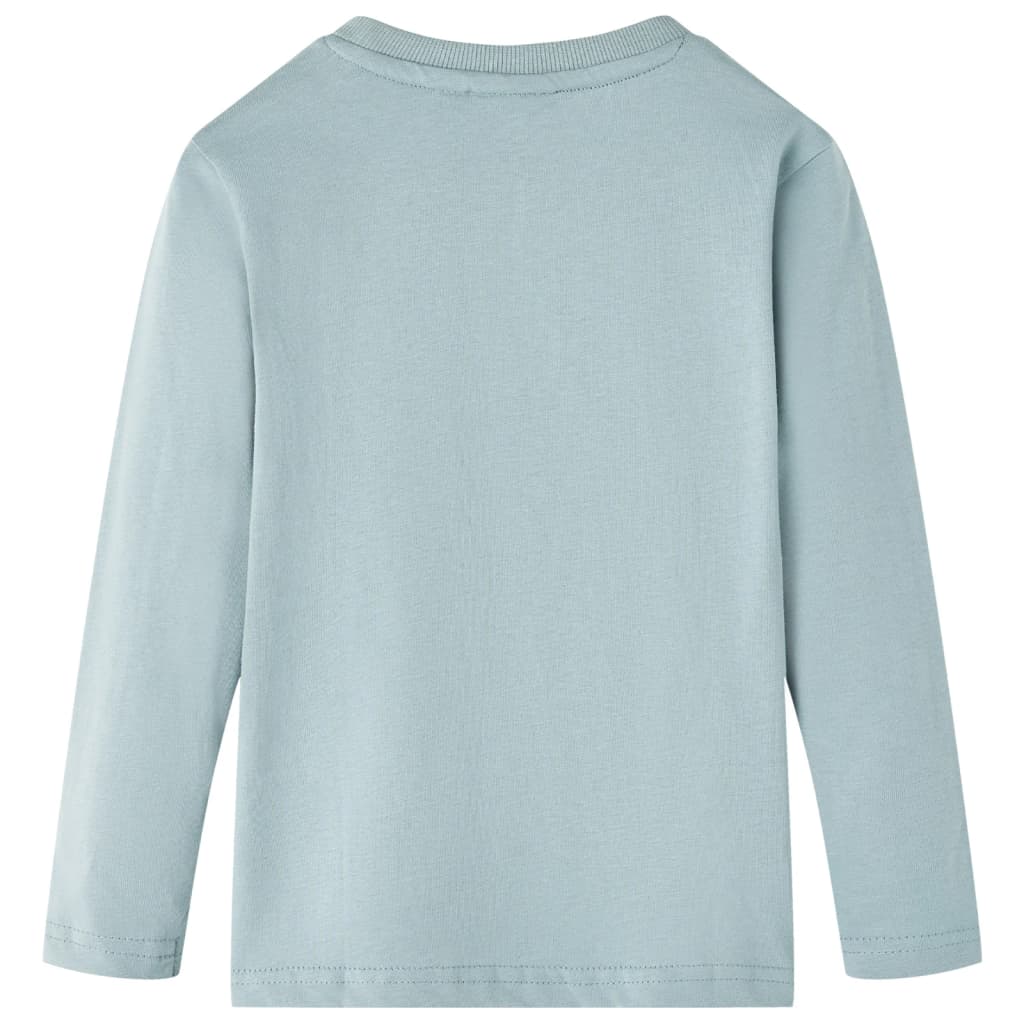 VidaXL Kindershirt mit langen Ärmeln 128 Hellblau