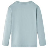 VidaXL Kindershirt mit langen Ärmeln 128 Hellblau