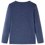 VidaXL Kindershirt mit langen Ärmeln 128 dunkelblau gemischt