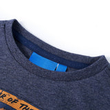 VidaXL Kindershirt mit langen Ärmeln 128 dunkelblau gemischt