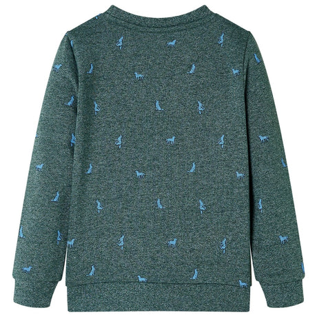 VidaXL Kinderpullover 116 dunkelgrün gemischt