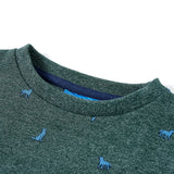 VidaXL Kinderpullover 116 dunkelgrün gemischt