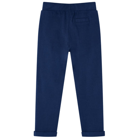 VidaXL Kinderhose mit Kordelzug 92 Marineblau
