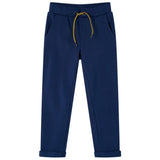 VidaXL Kinderhose mit Kordelzug 104 Marineblau