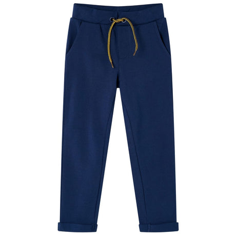 VidaXL Kinderhose mit Kordelzug 104 Marineblau