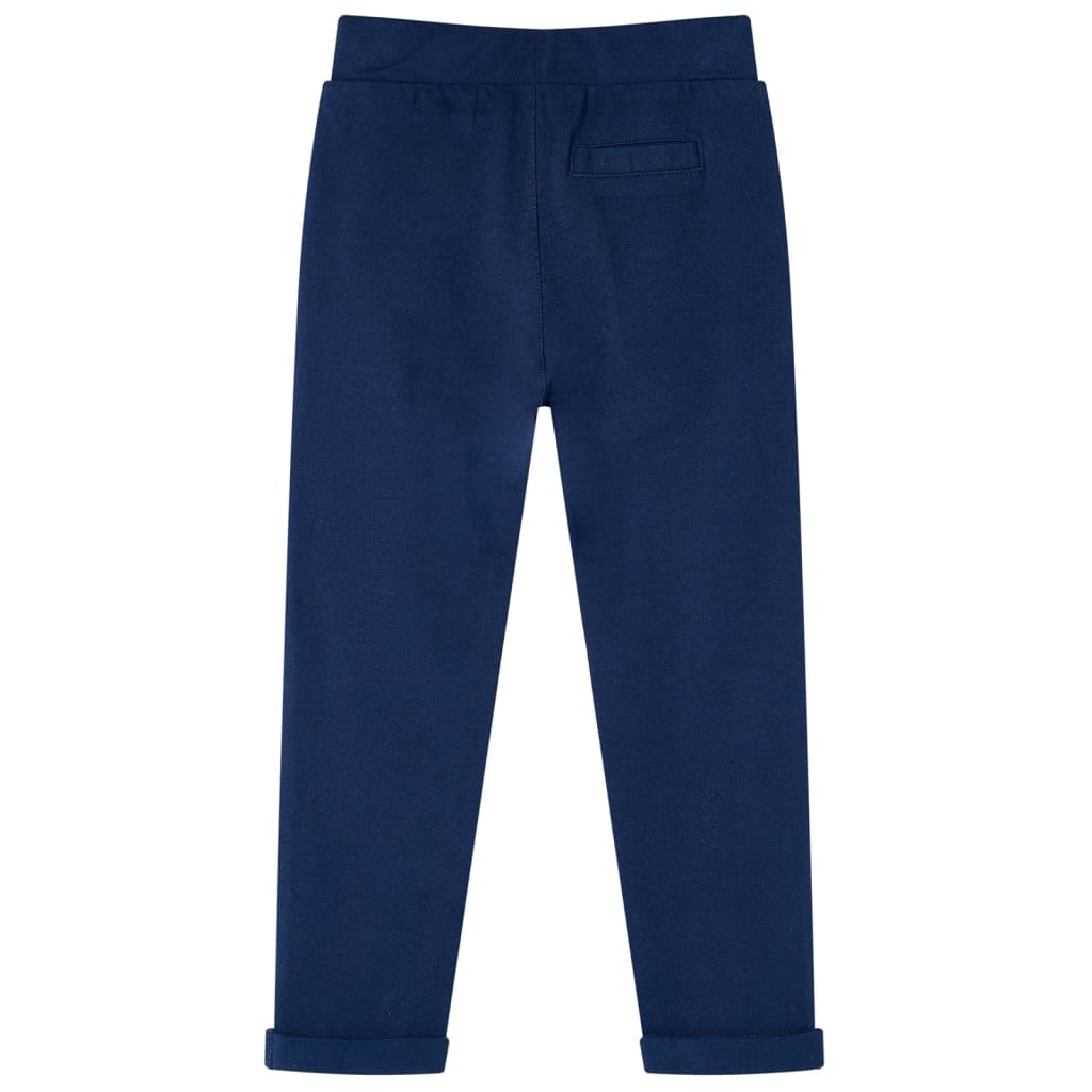 VidaXL Kinderhose mit Kordelzug 104 Marineblau