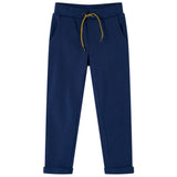 VidaXL Kinderhose mit Kordelzug 128 Marineblau