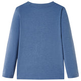 VidaXL Kindershirt mit langen Ärmeln 104 blau gemischt