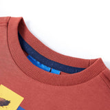 VidaXL Kindershirt mit langen Ärmeln 128 hennafarben