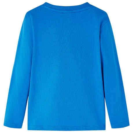 VidaXL Kindershirt mit langen Ärmeln 116 Kobaltblau