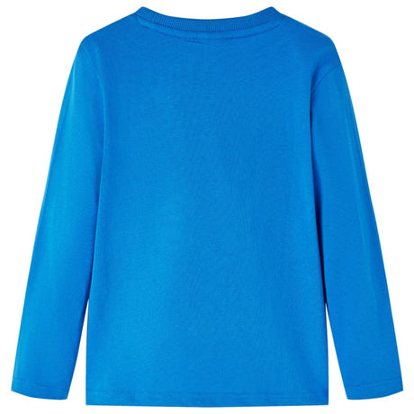 VidaXL Kindershirt mit langen Ärmeln 128 Kobaltblau