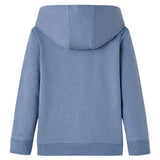 VidaXL Kinderpullover mit Kapuze 104 blau gemischt