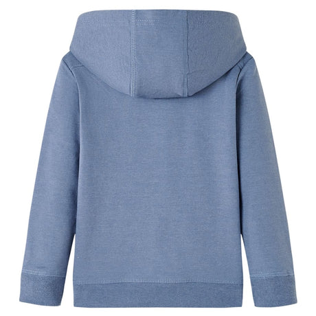 VidaXL Kinderpullover mit Kapuze 104 blau gemischt