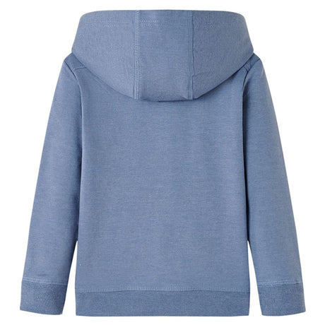 VidaXL Kinderpullover mit Kapuze 116 blau gemischt