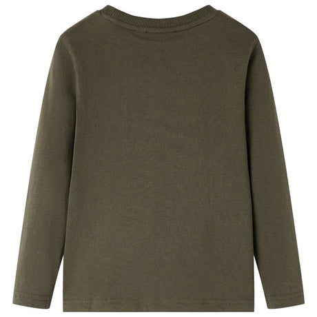 VidaXL Kindershirt mit langen Ärmeln 128 Khaki