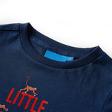 VidaXL Kindershirt mit langen Ärmeln 92 Marineblau