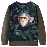 VidaXL Kinderpullover 92 Khaki