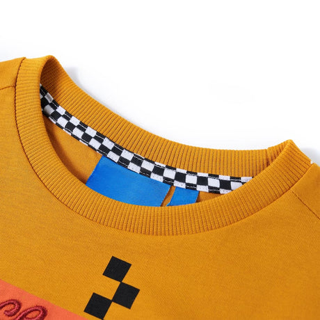 VidaXL Kindershirt mit langen Ärmeln 104 Ocker