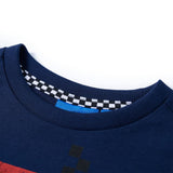 VidaXL Kindershirt mit langen Ärmeln 104 Marineblau