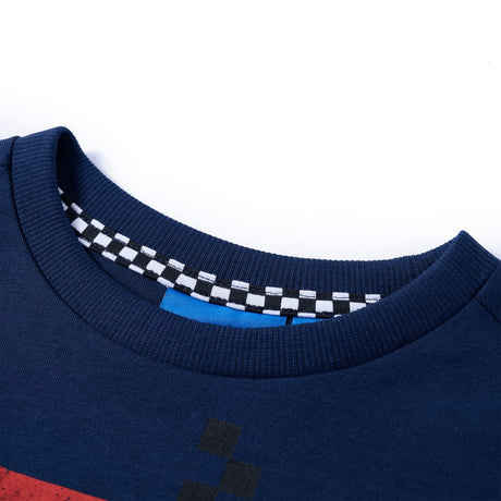 VidaXL Kindershirt mit langen Ärmeln 116 Marineblau