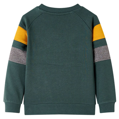 VidaXL Kinderpullover 128 Dunkelgrün