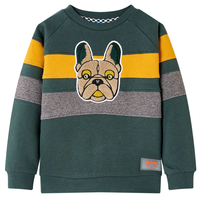 VidaXL Kinderpullover 140 Dunkelgrün