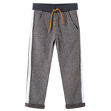 VidaXL Kinder-Jogginghose 92 dunkelgrau meliert