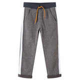 VidaXL Kinder-Jogginghose 104 dunkelgrau meliert