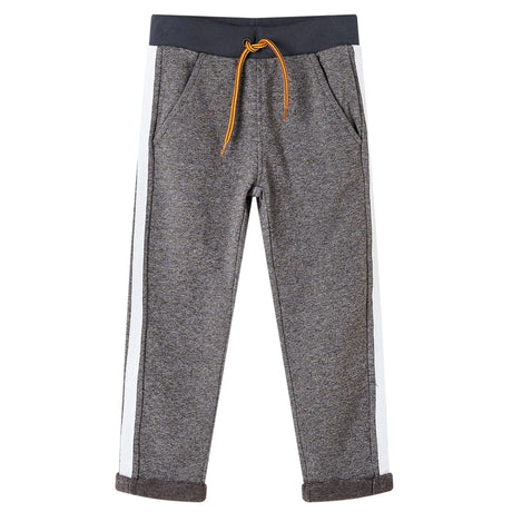 VidaXL Kinder-Jogginghose 104 dunkelgrau gemischt