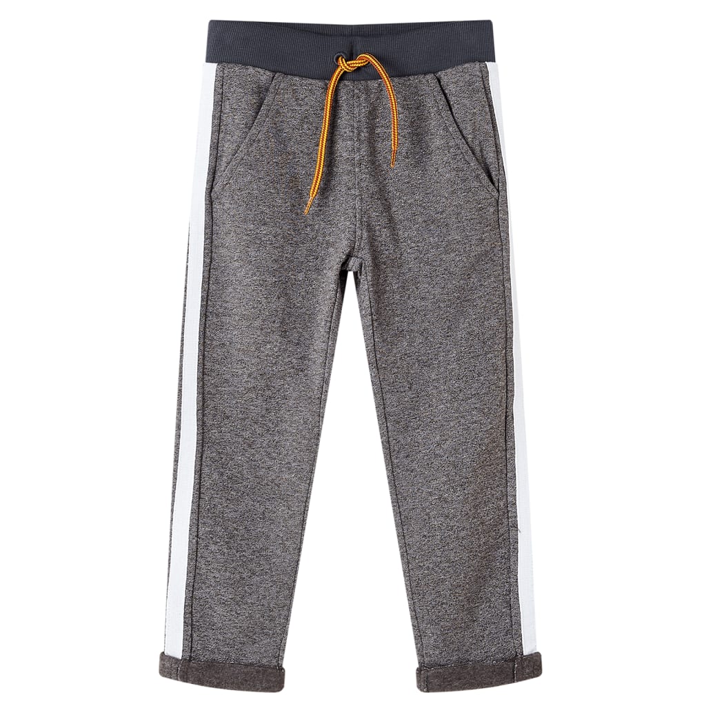 VidaXL Kinder-Jogginghose 140 dunkelgrau gemischt