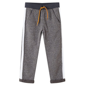 VidaXL Kinder-Jogginghose 140 dunkelgrau gemischt