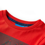 VidaXL Kindershirt mit langen Ärmeln 92 rot