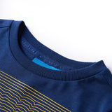 VidaXL Kindershirt mit langen Ärmeln 104 Marineblau