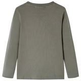 VidaXL Kindershirt mit langen Ärmeln 104 Khaki