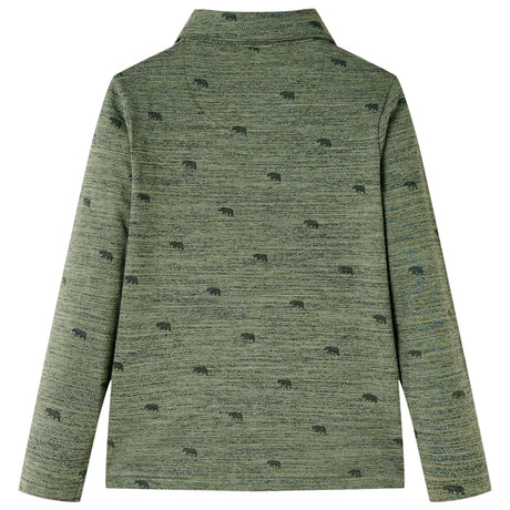 VidaXL Kinderhemd 116 Khaki gemischt