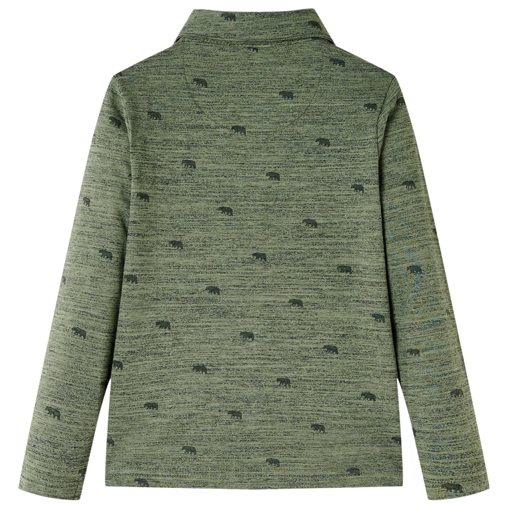 VidaXL Kinderhemd 128 Khaki gemischt