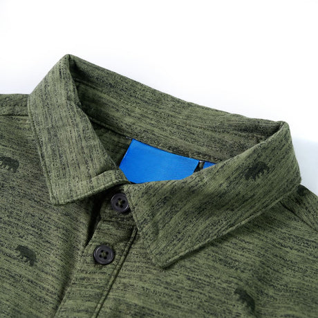VidaXL Kinderhemd 128 Khaki gemischt