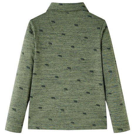 VidaXL Kinderhemd 140 Khaki gemischt
