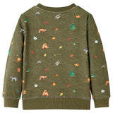 VidaXL Kinderpullover 92 Khaki
