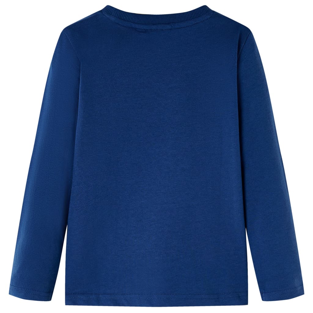VidaXL Kindershirt mit langen Ärmeln 92 Jeansblau