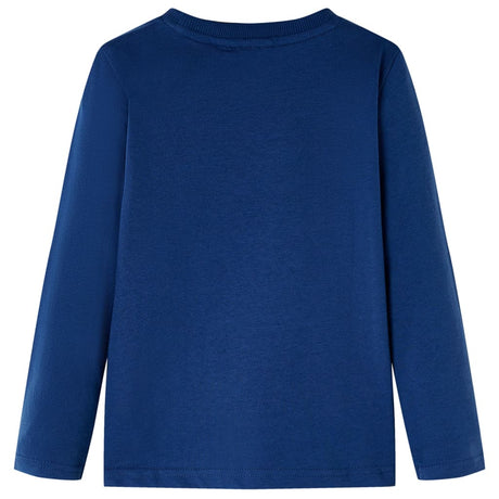 VidaXL Kindershirt mit langen Ärmeln 104 Jeansblau